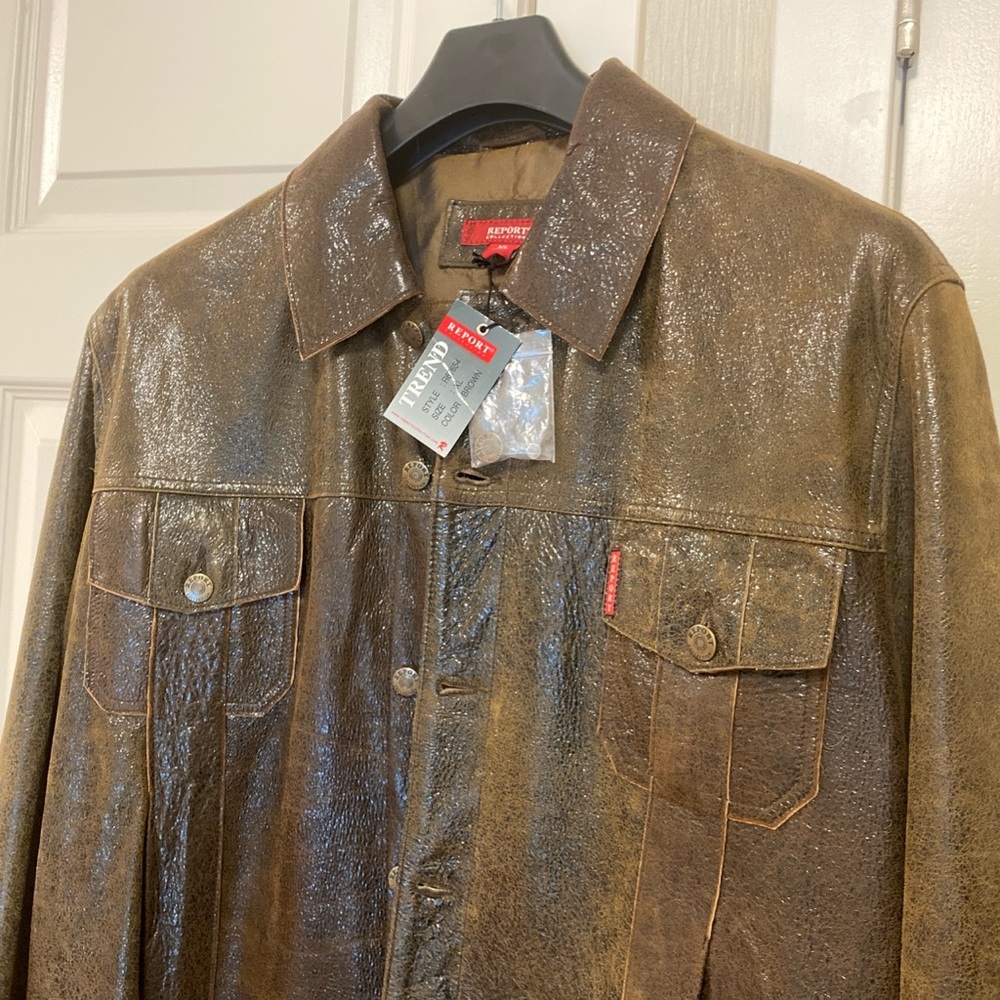 Report Leather Jacket - Picture 2 of 5